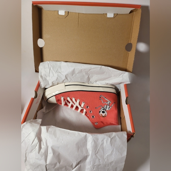 Converse Chuck 70 High Dia de los Muertos Pink Sneakers. Mens  8/Womens 10 - Picture 8 of 10
